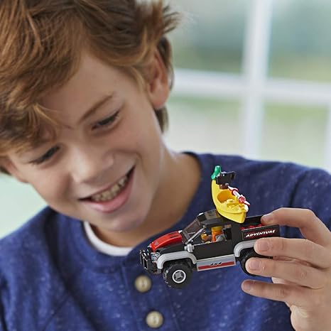 LEGO City Great Vehicles Kayak Adventure 60240 Building Kit 84 Pieces