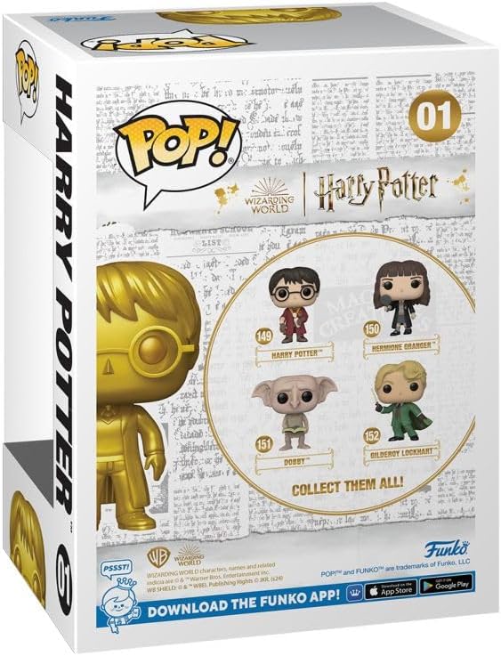 Funko Pop Harry Potter No.01 MetAlica Gold Edition