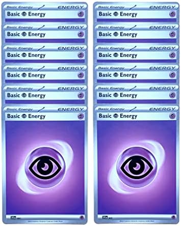 Pokemon Basic Psychic Energy Lot - Scarlet Violet - x12 Card