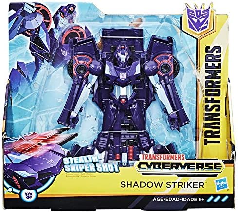Transformers Cyberverse Ultra Class Shadow Striker E1910 Action Figures