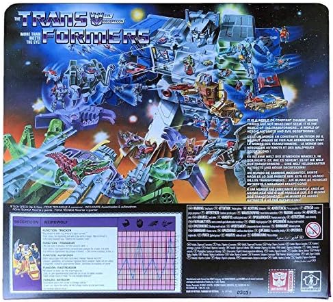 Transformers 2021 Modern Figure in Retro Packaging Decepticon Headmaster Weirdwolf with