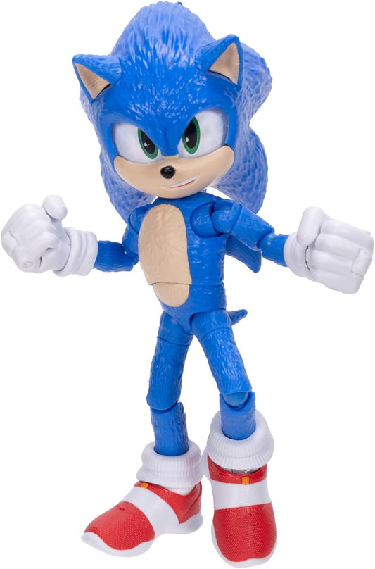 Sonic The Hedgehog Sonic 3 Movie Action Figures 5-Inch Sonic Collector Toy Figure Highly