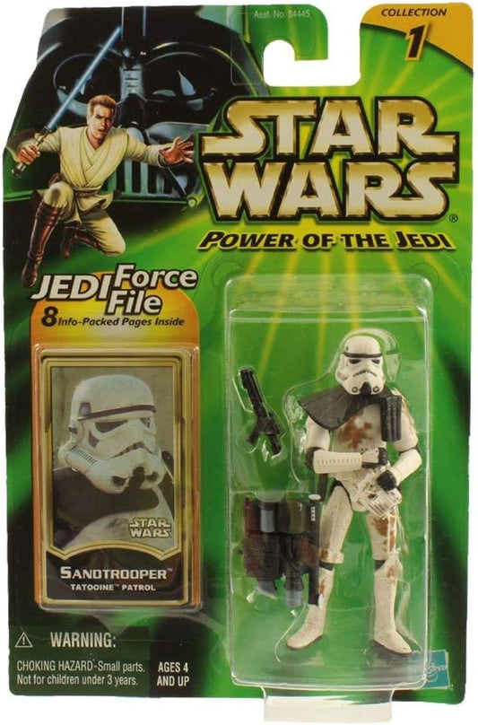 Star Wars Power of the Jedi Sandtrooper Tatooine Patrol Action Figure 3.75 Inches