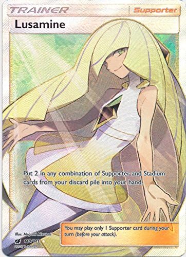 Pokemon Lusamine - 110111 - Full Art Ultra Rare - Sun Moon Crimson Invasion