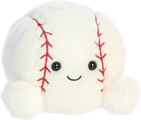 Aurora Adorable Palm PalsTM Slugger BaseballTM Stuffed Animal - Pocket-Sized Play -