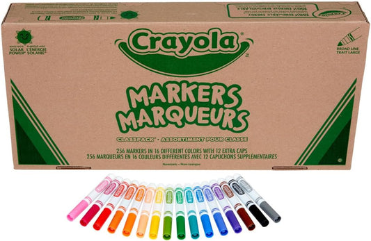 Crayola Broad Line Markers Classpack 256 Ct Bulk School Supplies For Teachers Markers For