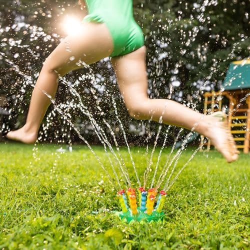 Melissa & Doug Melissa Doug Sunny Patch Splash Patrol Sprinkler Toy With Hose Attachment