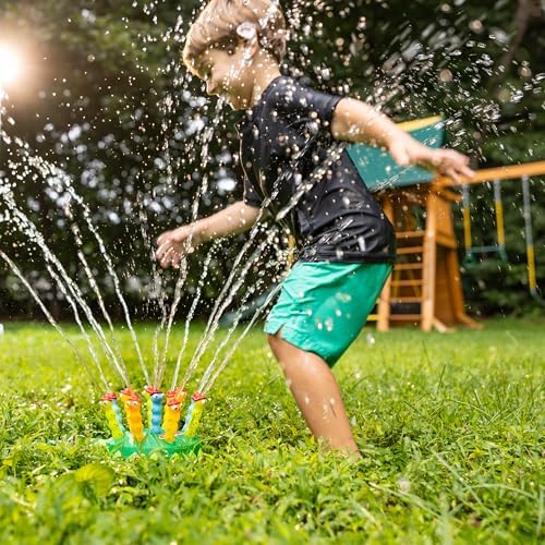 Melissa & Doug Melissa Doug Sunny Patch Splash Patrol Sprinkler Toy With Hose Attachment