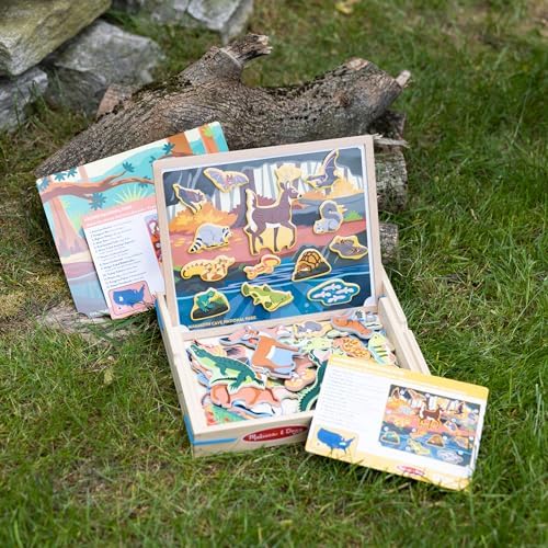 Melissa & Doug Melissa Doug National Parks Wooden Picture Matching Magnetic Game - FSC