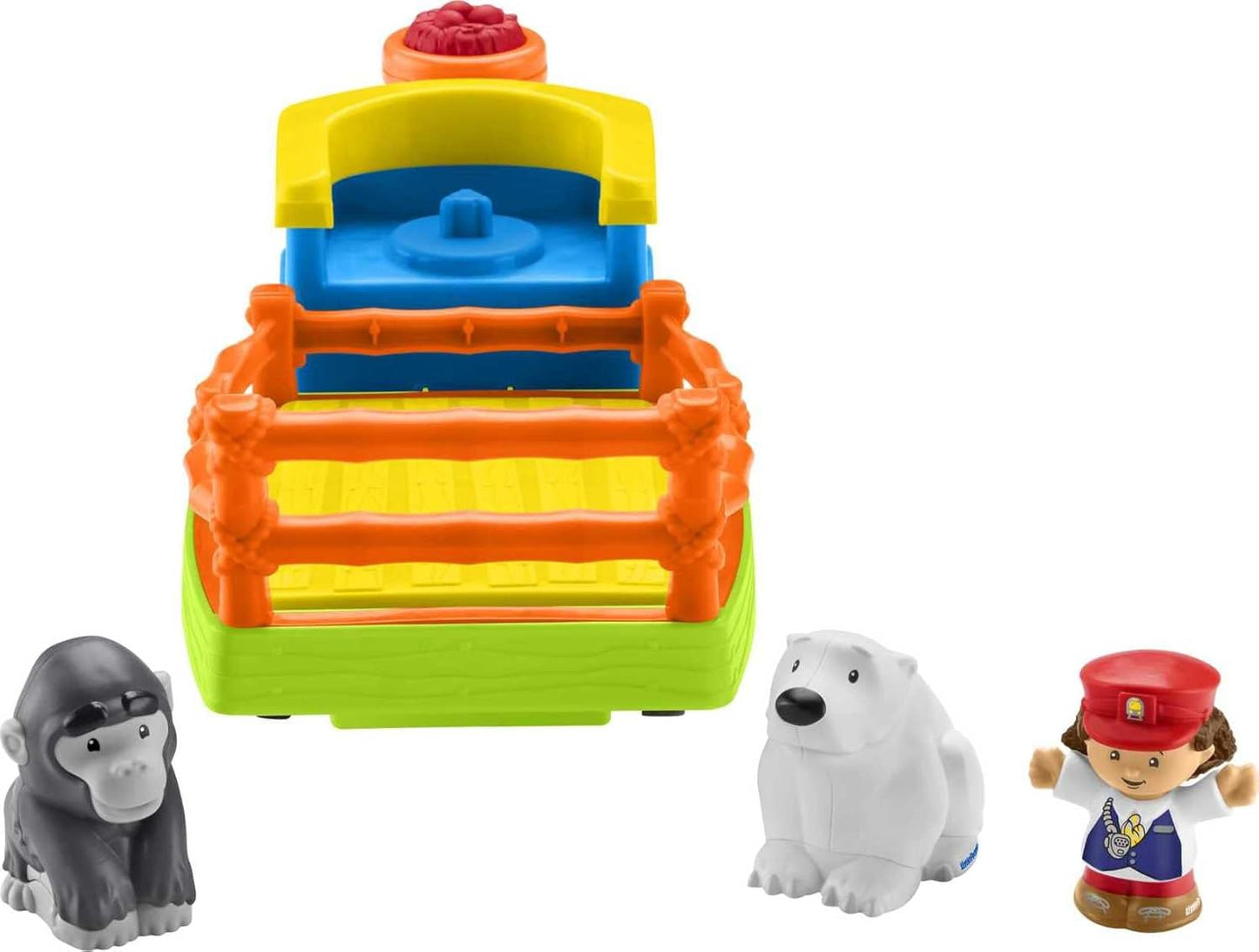 Fisher-Price Little People Toddler Toy Train Choo-Choo Zoo with Music Sounds and 3