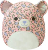 Squishmallows Original 12-Inch Dallas Pink and Purple Leopard - Medium-Sized Ultrasoft Official Jazwares Plush