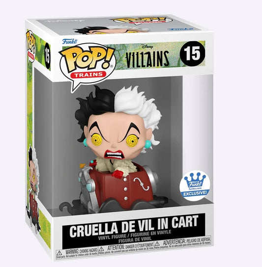 Funko POP Disney Villains Trains Cruella De Vil in Cart Shop