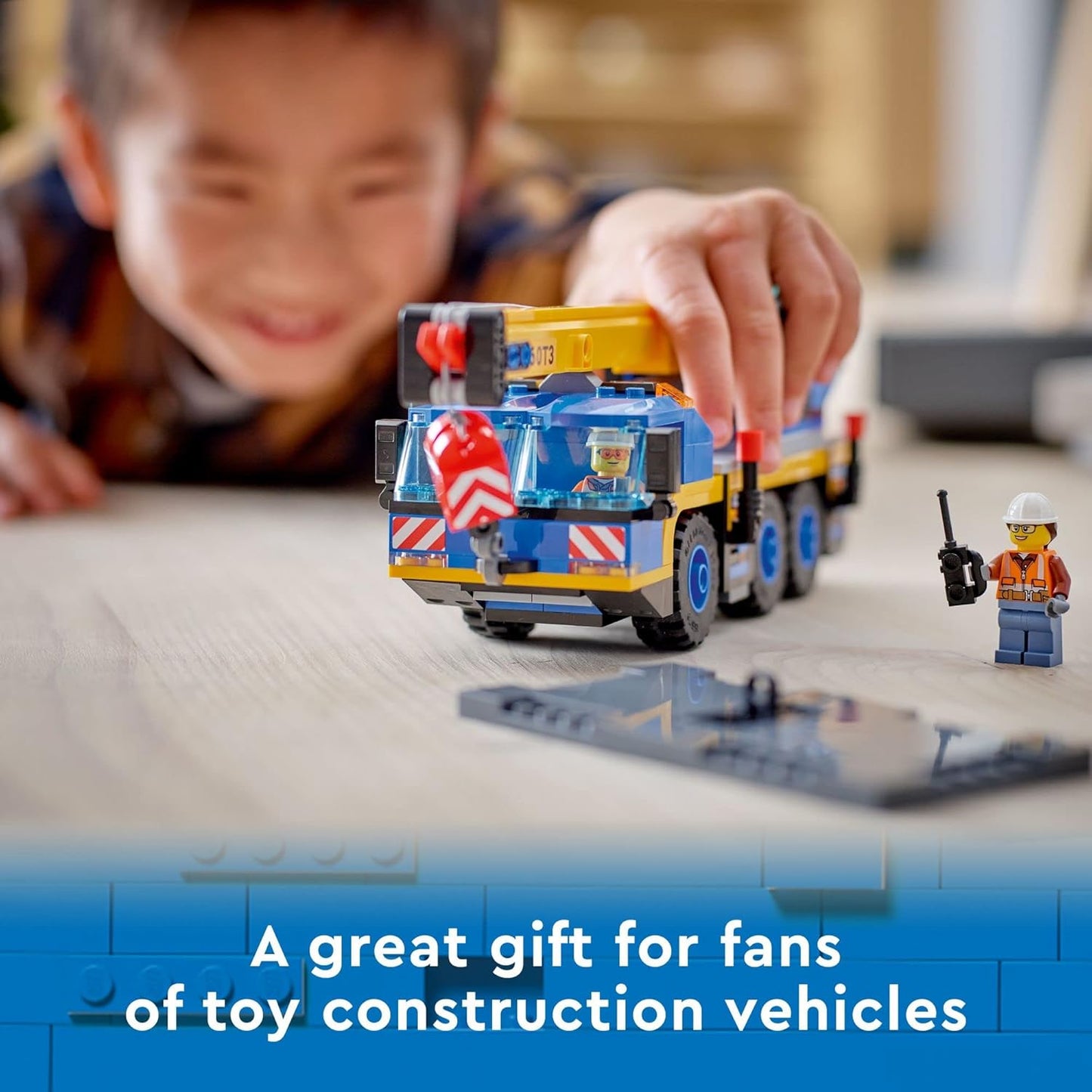 LEGO City Great Vehicles Mobile Crane Truck Toy Building Set