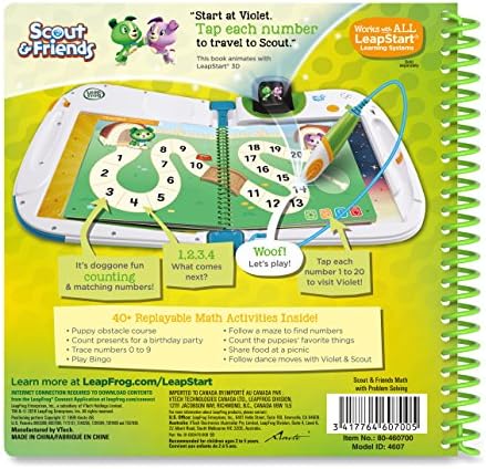 LeapFrog LeapStart Preschool Activity Book Shapes and Colors and Creativity