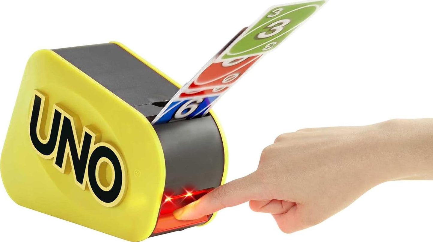 Mattel Games Mattel UNO Attack Game with Card Launcher Featuring Lights Sounds Plus Mega