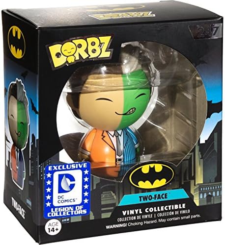 Funko Two-Face Legion of Collectors Dorbz x Batman Vinyl Figure 1 Free Official DC
