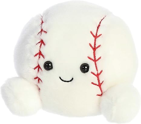 Aurora Adorable Palm PalsTM Slugger BaseballTM Stuffed Animal - Pocket-Sized Play -