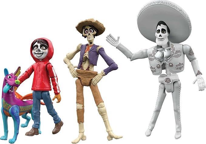 Mattel Disney Pixar Coco Storyteller Action Figure Multi-Pack Miguel Hector Ernesto Dante