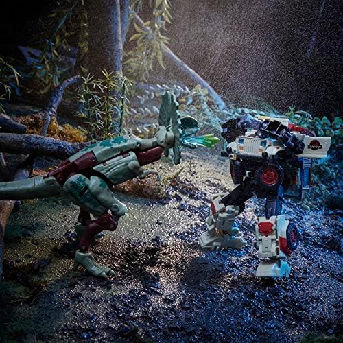 Transformers Collaborative Jurassic Park x Dilophocon Autobot JP12 Action Figures for