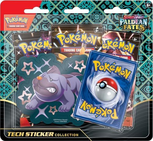 Pokemon Scarlet Violet Paldean Fates Tech Sticker Collection Random