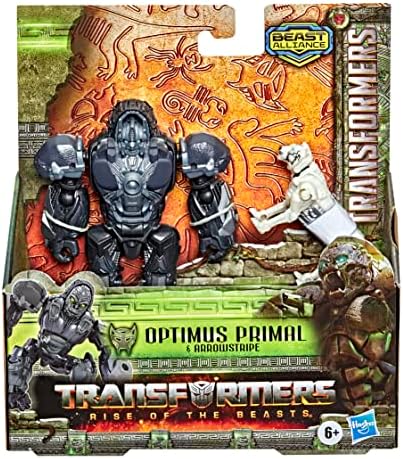 Transformers Optimus Primal and Arrowstripe Beast Weaponizer 2-Pack Beast Alliance