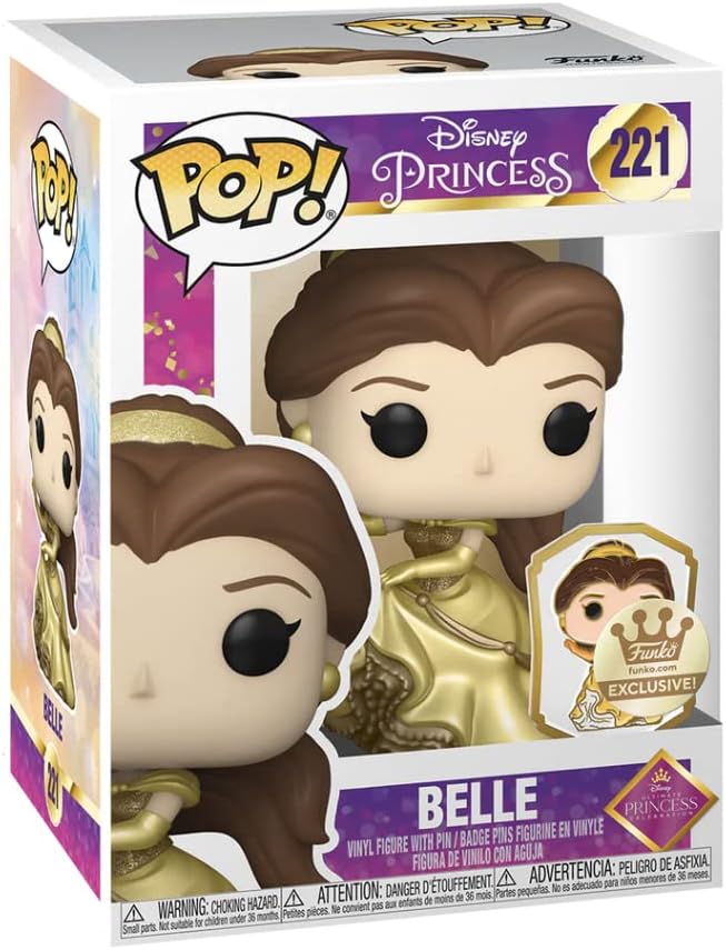 Funko POP Ultimate Princess Collection - Belle POP Pin Vinyl Figure - Shop