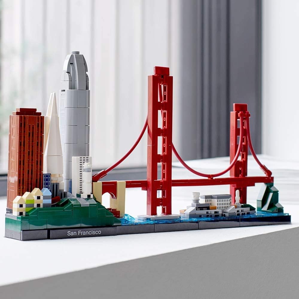LEGO Architecture Skyline Collection 21043 San Francisco Building Kit Includes Alcatraz