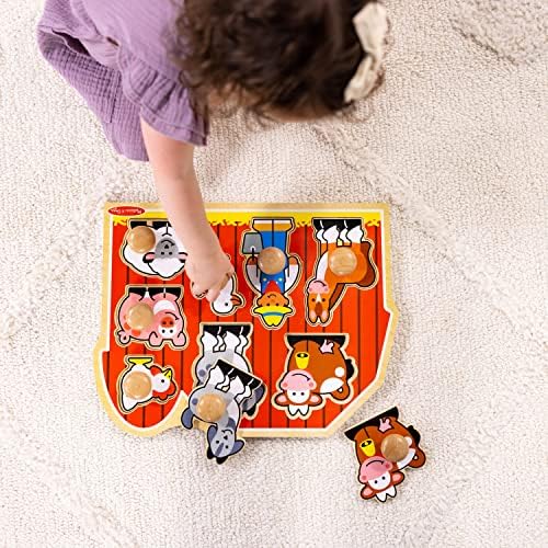 Melissa & Doug Melissa Doug Wooden Jumbo Knob Puzzle