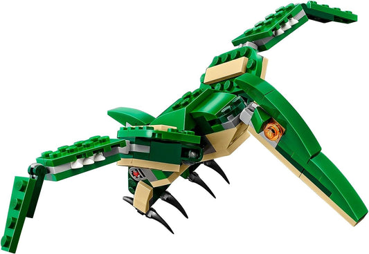LEGO Creator 3 in 1 Mighty Dinosaur Toy Transforms from T. rex to Triceratops to