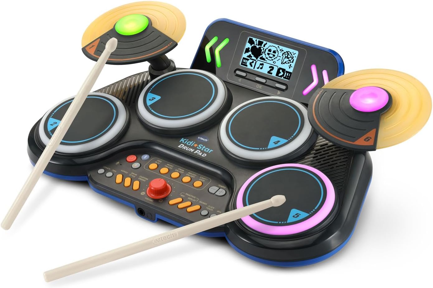 VTech Kidi Star Drum Pad Black