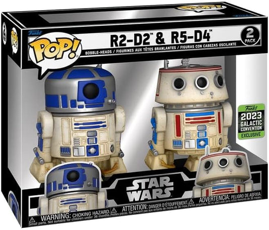 Funko Pop R2-D2 R5-D4 2-Pack Convention
