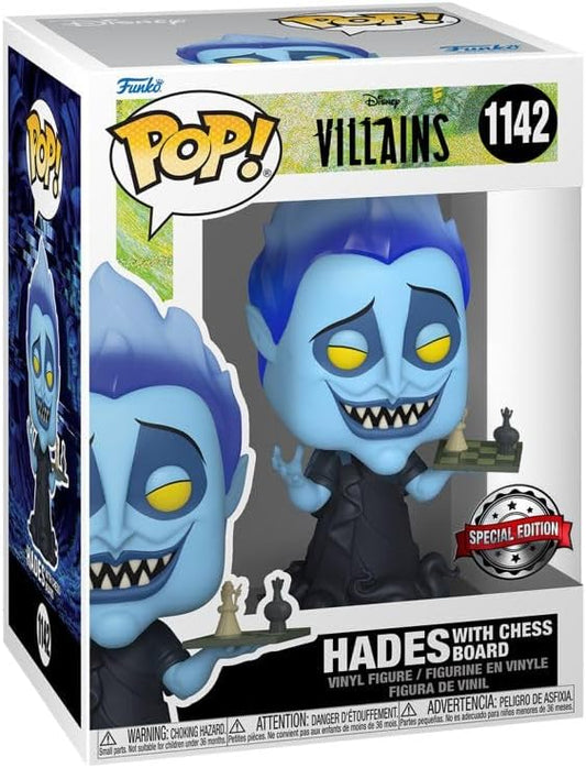 Funko POP Disney Villains - Hades with Chess Board