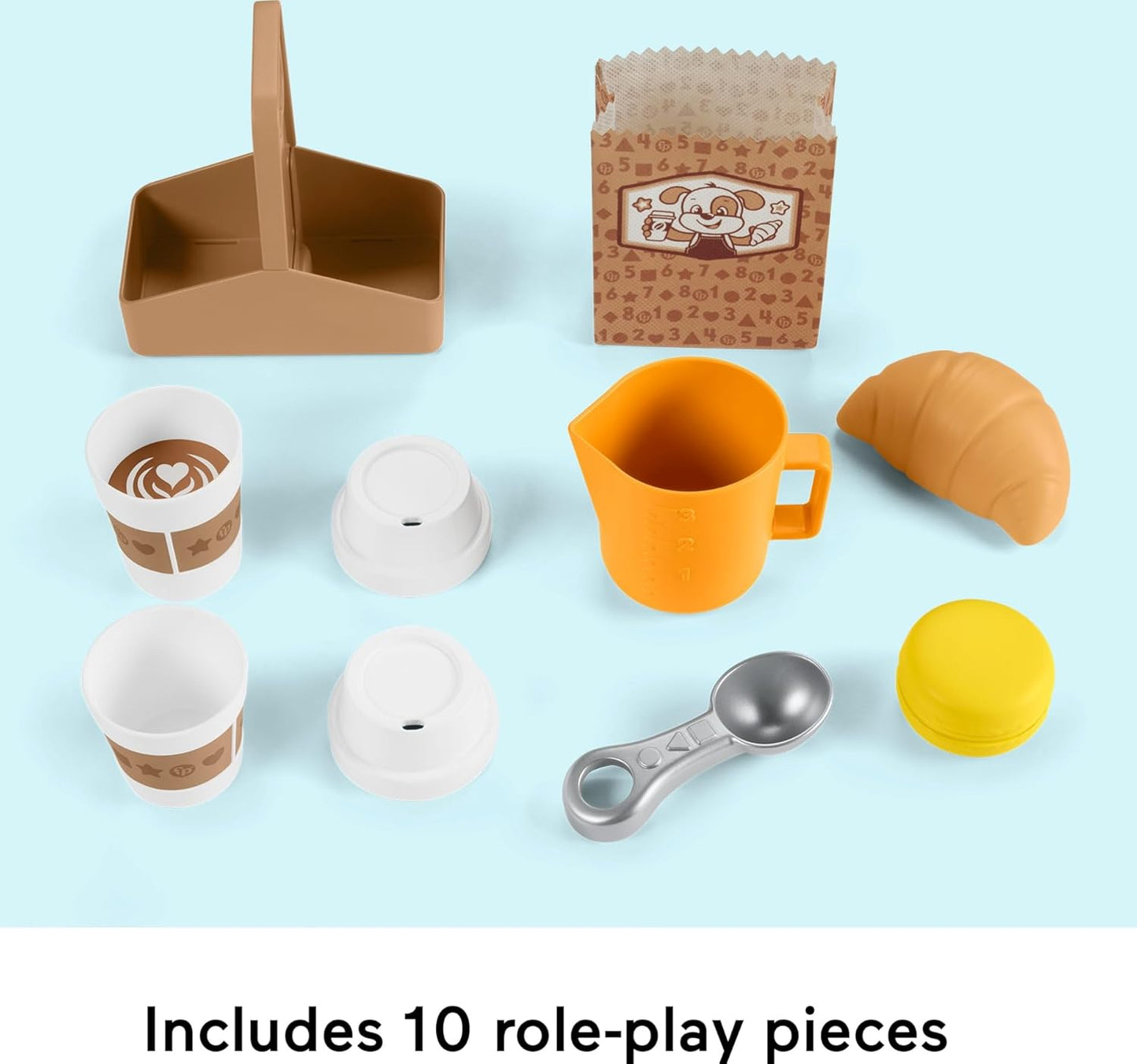 Fisher-Price Toddler Toy Laugh Learn Coffee Cafe Musical Playset