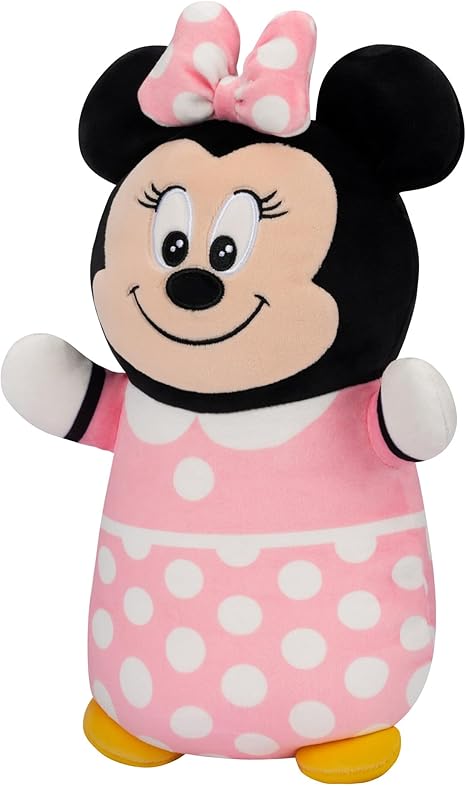 Squishmallows Original Disney 10-Inch Minnie Mouse HugMees - Medium-Sized Ultrasoft Official Jazwares Plush