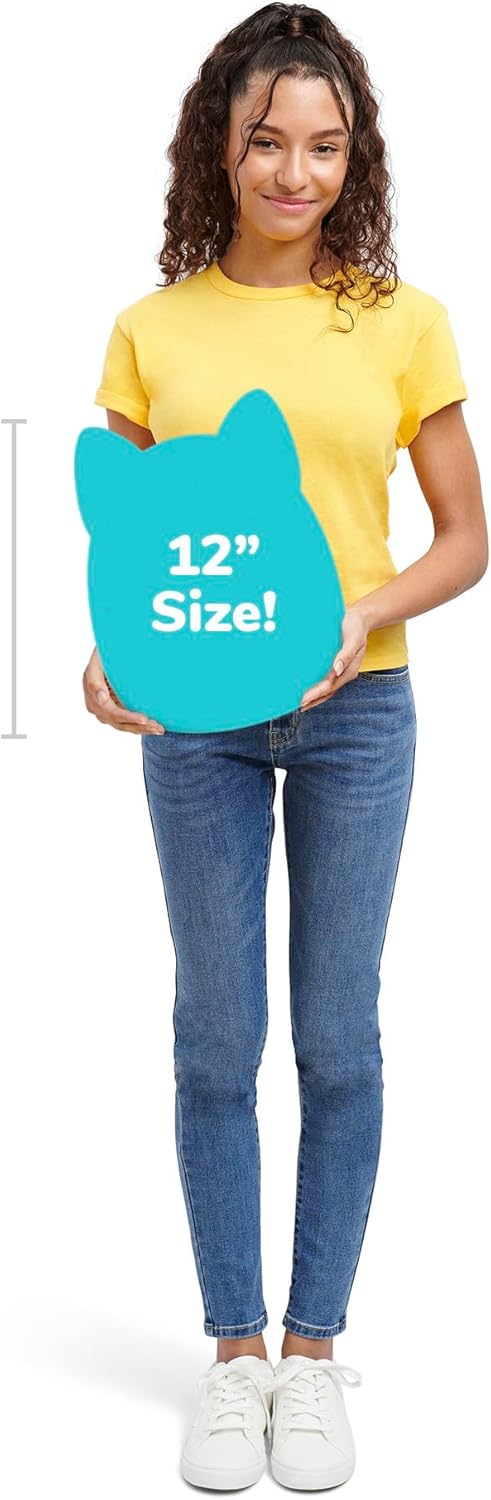 Squishmallows Original 12-Inch Ludwig Teal Frog with Mint Green Belly - Medium-Sized Ultrasoft Official Jazwares Plush