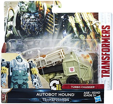 Transformers The Last Knight 1-Step Turbo Changer Autobot Hound