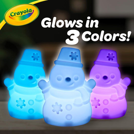 Crayola Light-Ups - Snowman Light Up Snowman Toy Reusable Holiday Craft Light Up Snowman