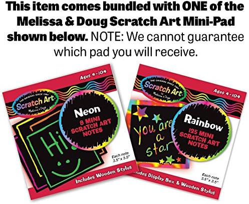 Melissa & Doug Melissa Doug Take-Along Tool Kit Wooden Toy Set 1 Scratch Art Mini-Pad