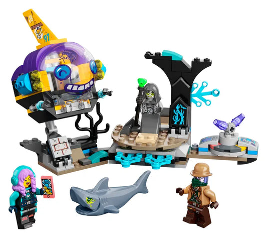 LEGO Hidden Side J.B.'s Submarine 70433 Augmented Reality AR Ghost Toy Featuring a