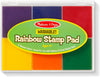 Melissa & Doug Melissa Doug Rainbow Stamp Pad For Rubber Stamps Arts And Crafts Supplies