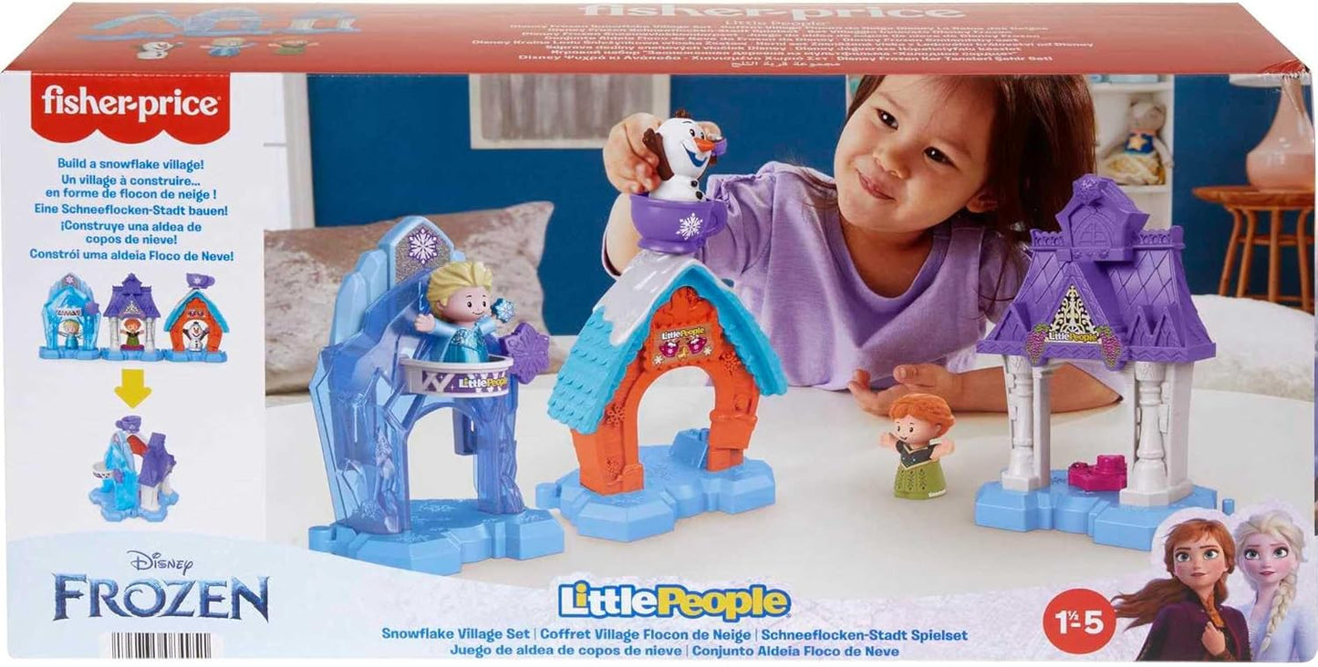 Fisher-Price Little Peoplea Toddler Disney Frozen Snowflake Village Playset