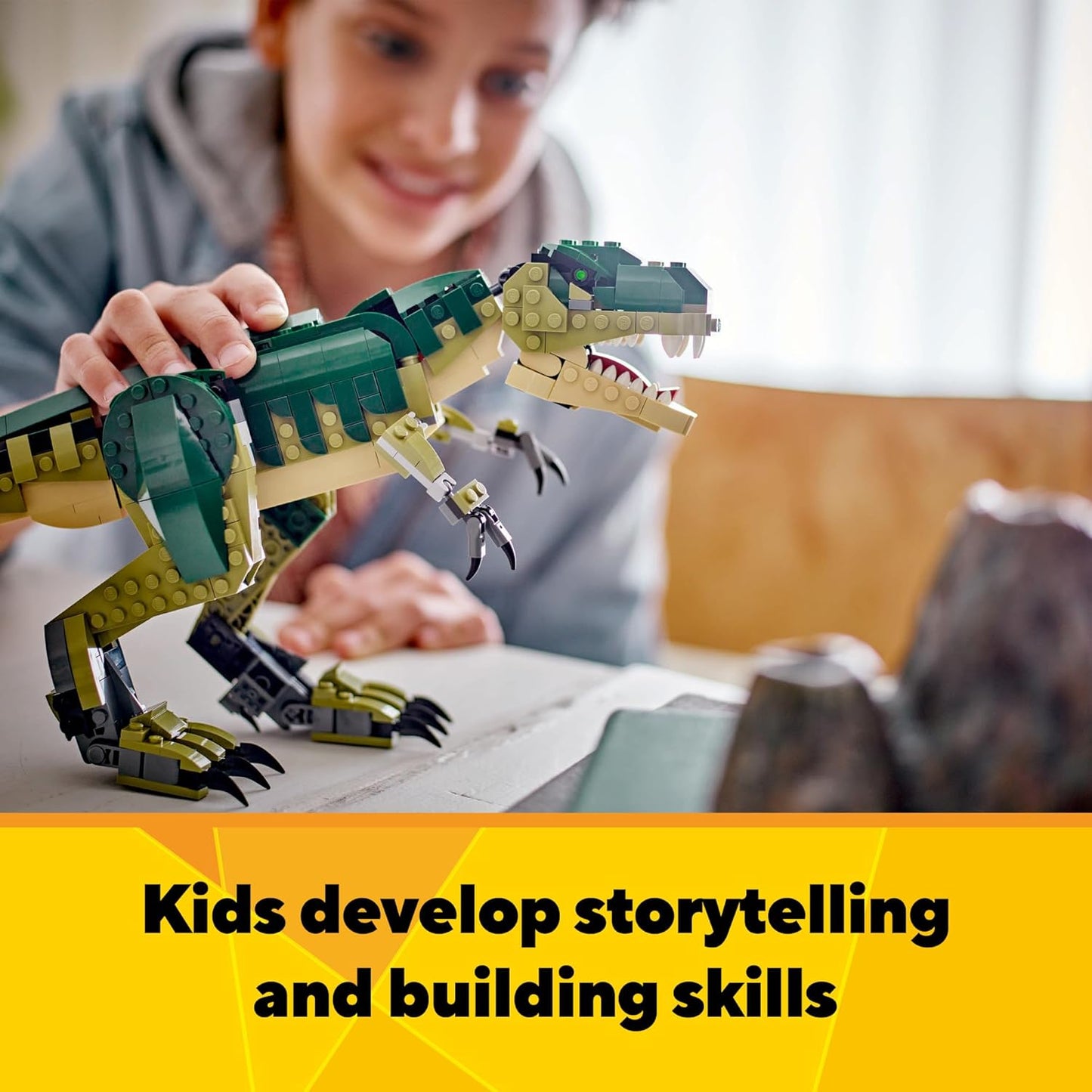 LEGO Creator 3 in 1 T Rex Toy - Dinosaur Toy Building Set