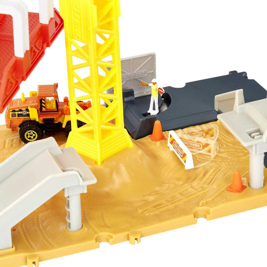 Mattel Matchbox Action Drivers Construction Playset