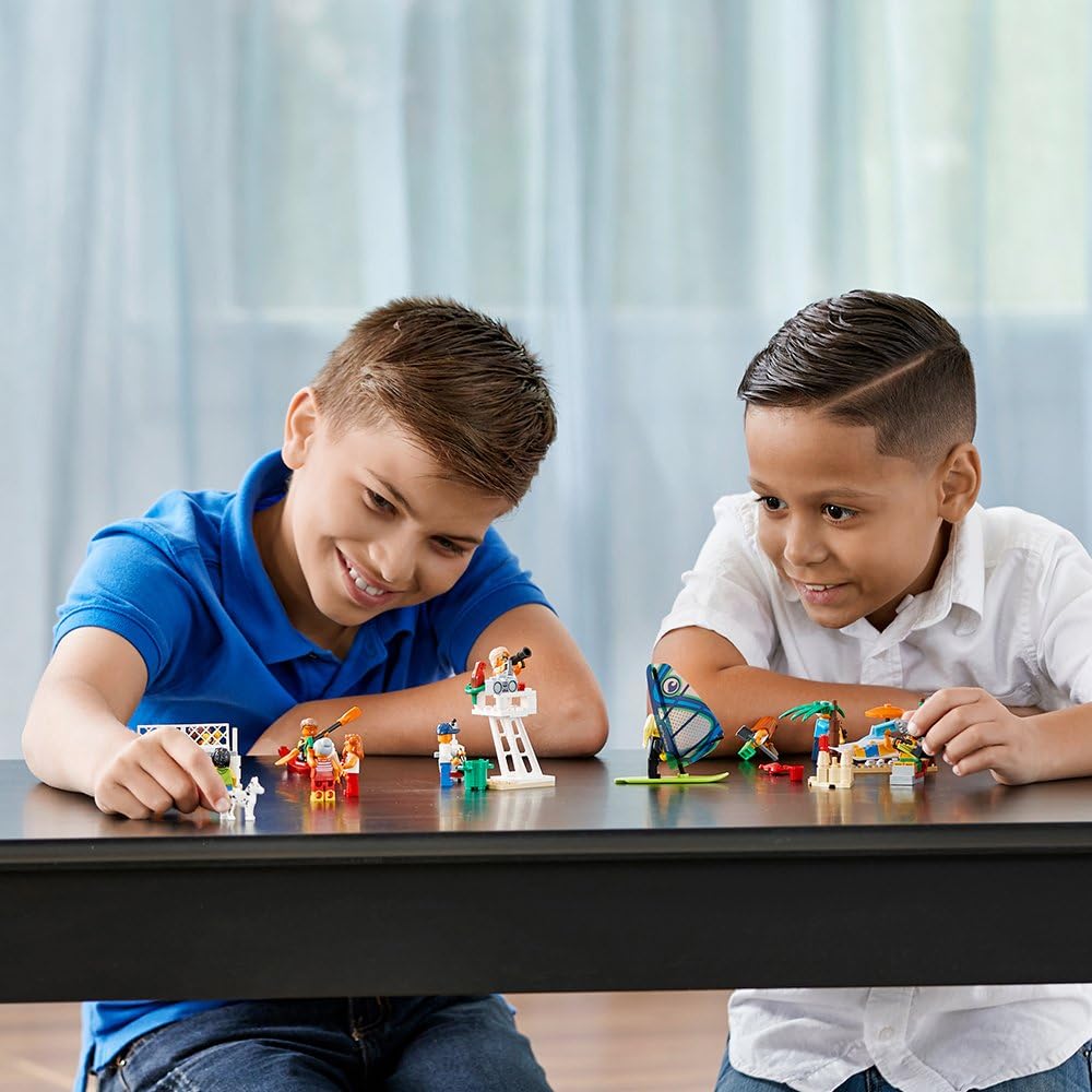 LEGO City Town People Pack - Fun at The Beach 60153 Building Kit 169 Piece