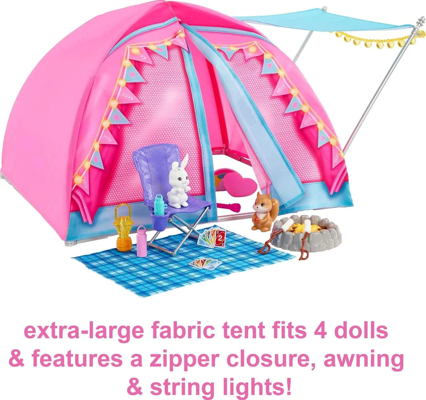 Barbie Dolls 20 It Takes Two Camping Tent Playset