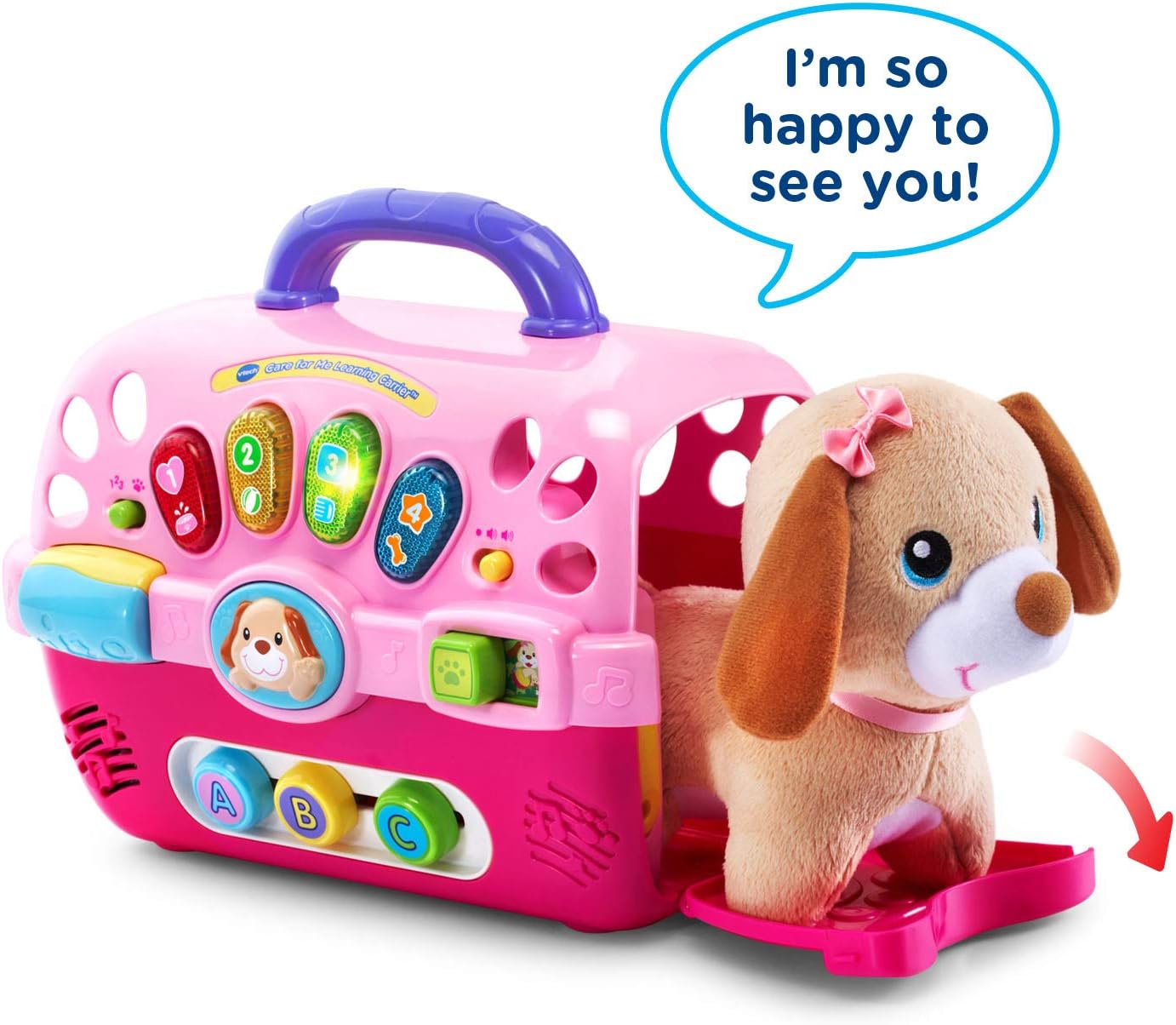 VTech Care for Me Learning Carrier Pink