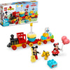 LEGO DUPLO Disney Mickey Minnie Mouse Birthday Train - Building for Toddlers with Number