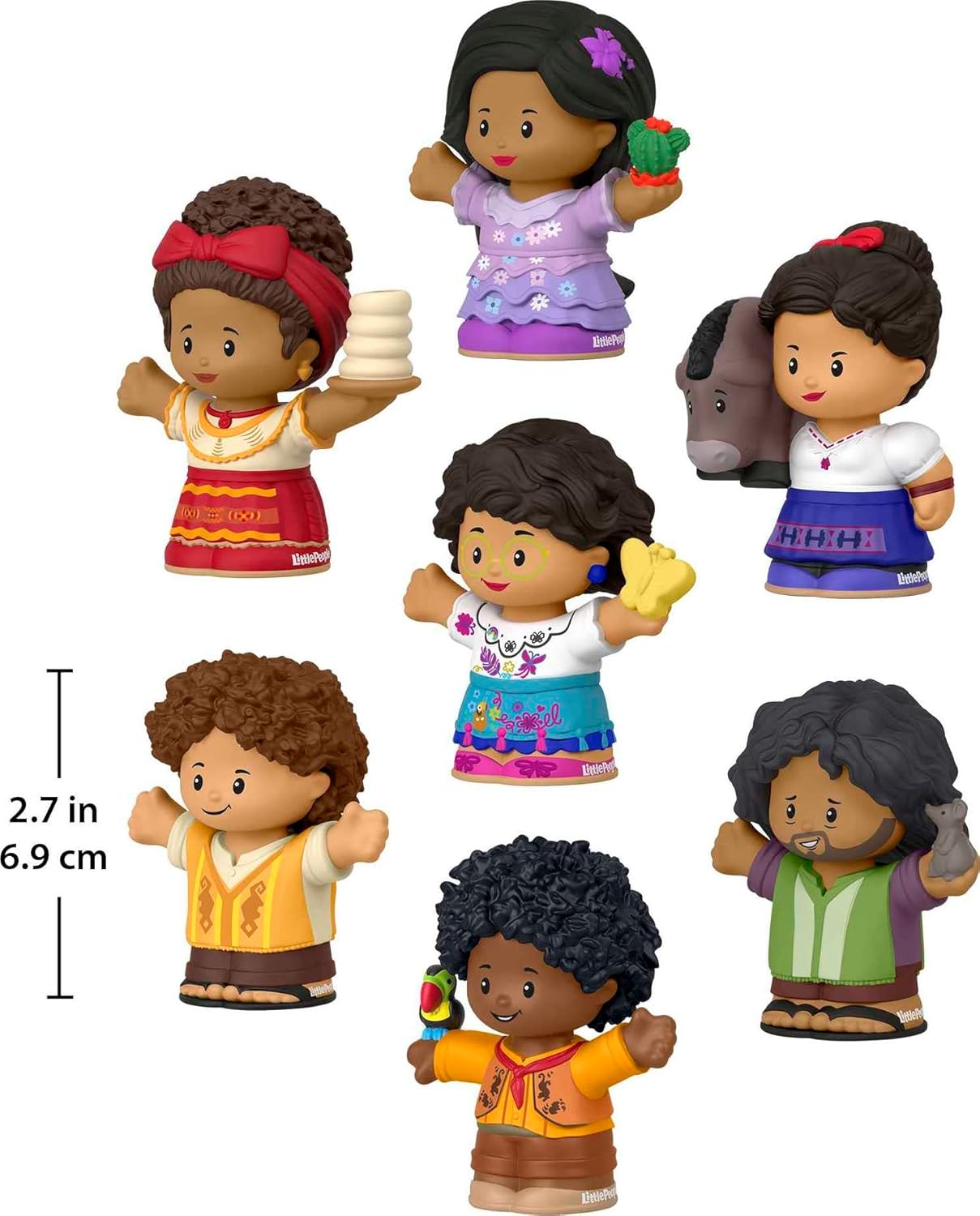 Fisher-Price Little People Toddler Disney Encanto Figure Set 7 Characters for Preschool