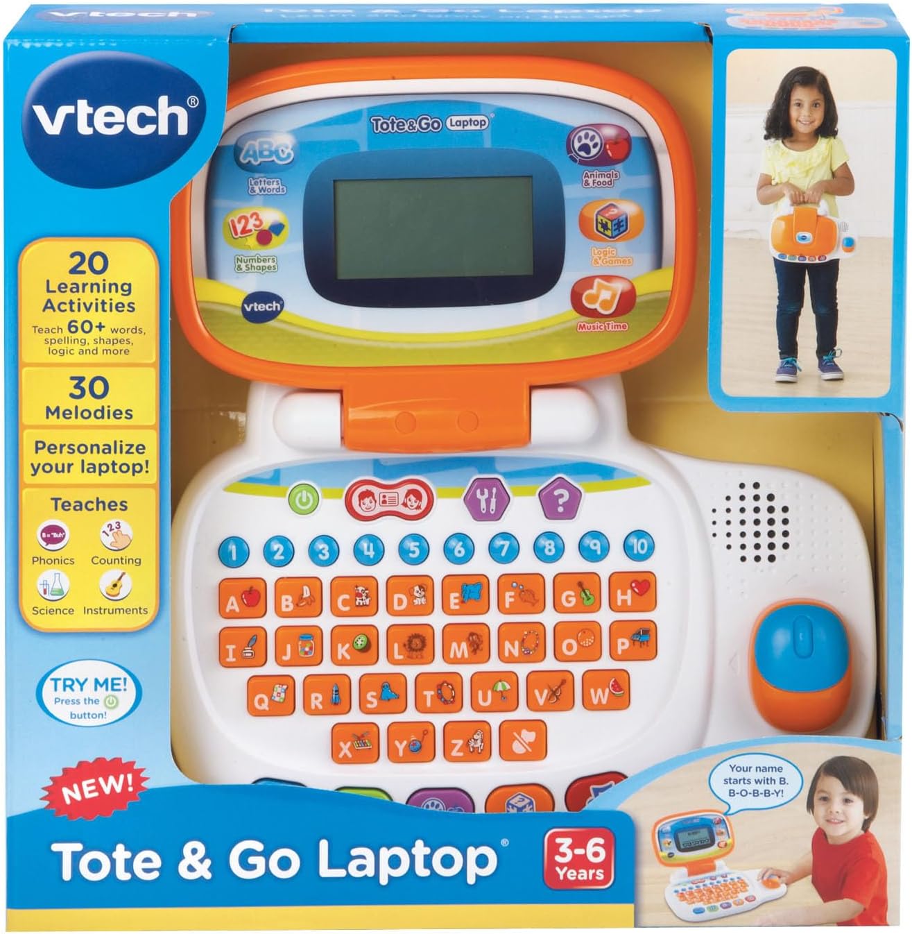 VTech Tote and Go Laptop Orange