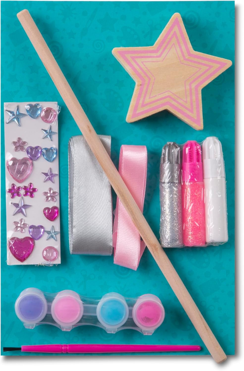 Melissa & Doug Melissa Doug Created By Me Paint Decorate Your Own Wooden Princess Wand